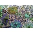 thumbnail image 5 of oneOone Cotton Silk Olive Green Fabric Florals Sewing Craft Projects Fabric Prints By Yard 42 Inch Wide, 5 of 6