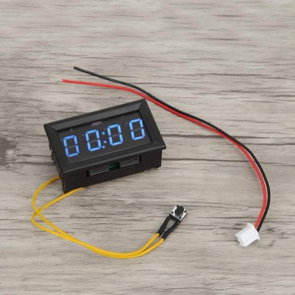 Reloj LED para coche, reloj electrónico luminoso digital LED para coche, reloj digital para coche, funcionamiento suave