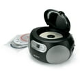 thumbnail image 3 of Byron Statics Portable CD Player Boombox, AM FM Radio, AC/DC Dual Power, Outdoor Indoor Use, White, 3 of 10