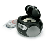 ByronStatics Portable CD Player Boombox, AM FM Radio, AC DC Power ...