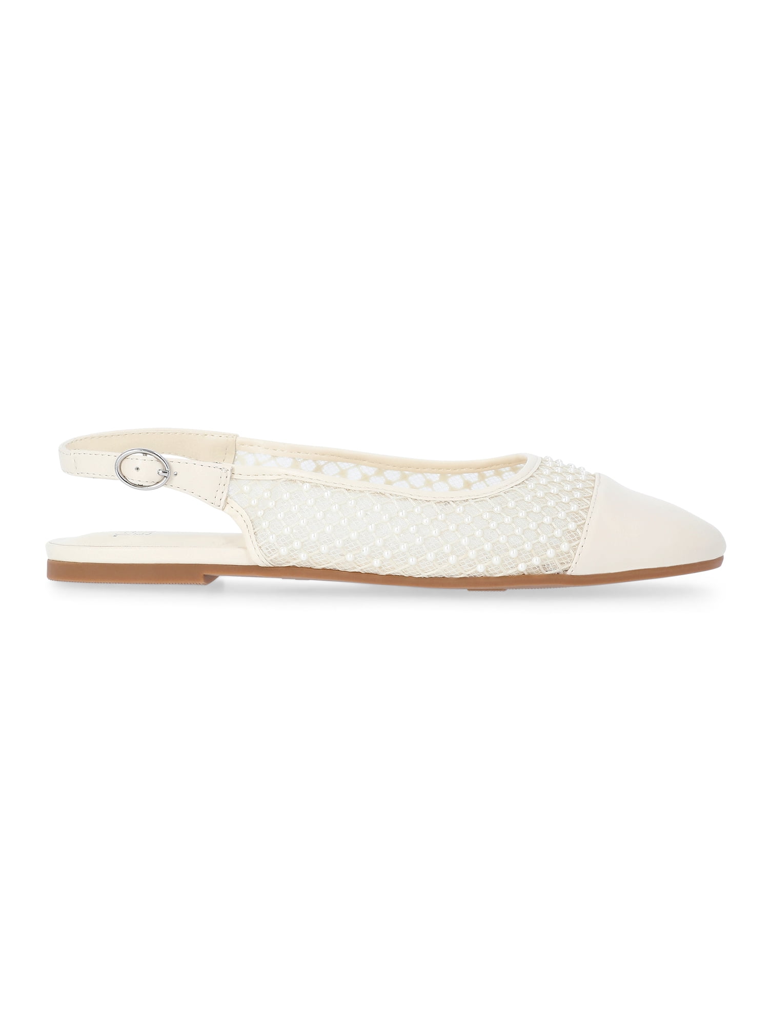 Time and Tru Women's Slingback Flats