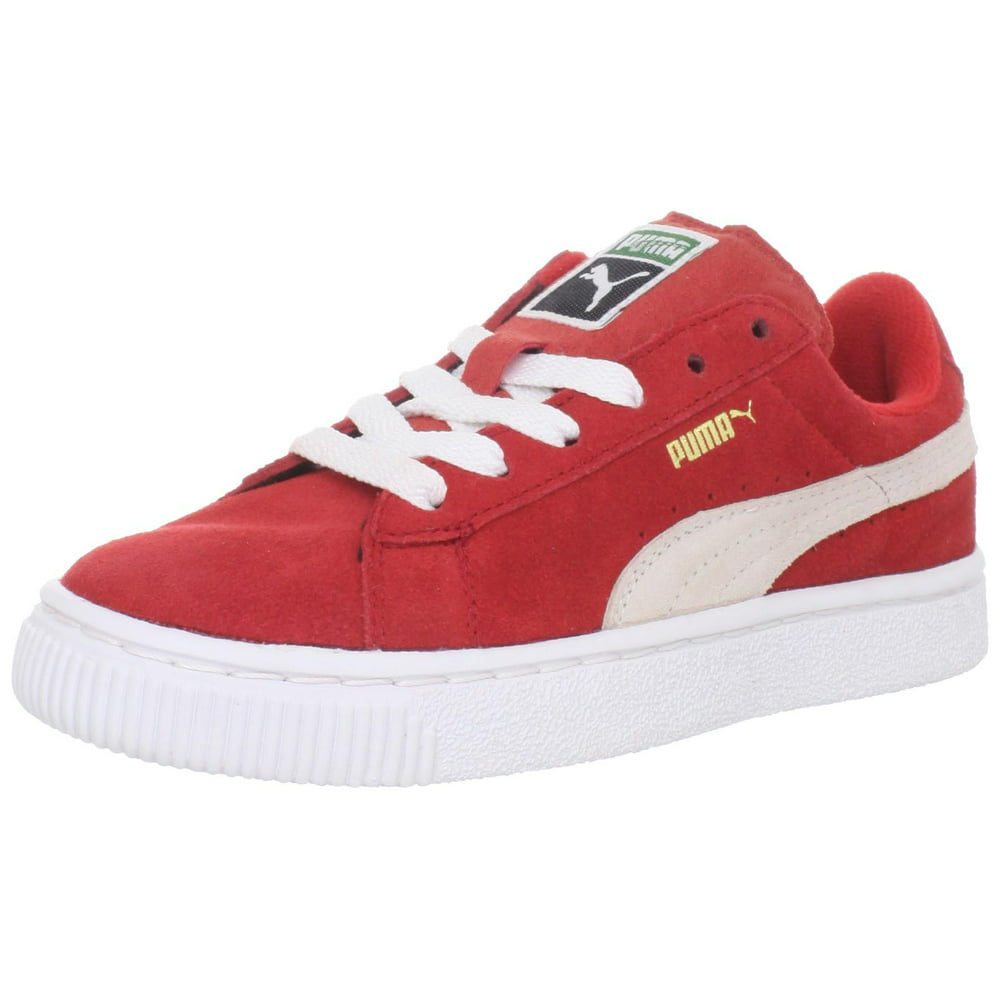 PUMA - Puma 353636-03: Kids' Suede Classic Red/White Sneaker - Walmart ...