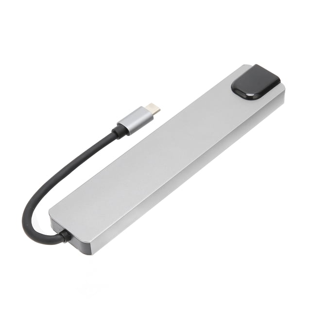 Hub USB C 8 en 1 4K 87 W PD Carga 480 Mbps Tarjeta de almacenamiento Lector de tarjetas TF Estación de acoplamiento USB para oficina en casa Viajes