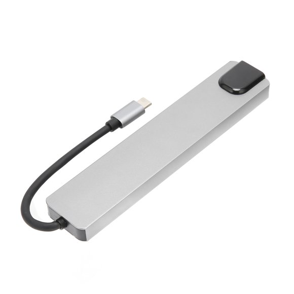 Hub USB C 8 en 1 4K 87 W PD Carga 480 Mbps Tarjeta de almacenamiento Lector de tarjetas TF Estación de acoplamiento USB para oficina en casa Viajes