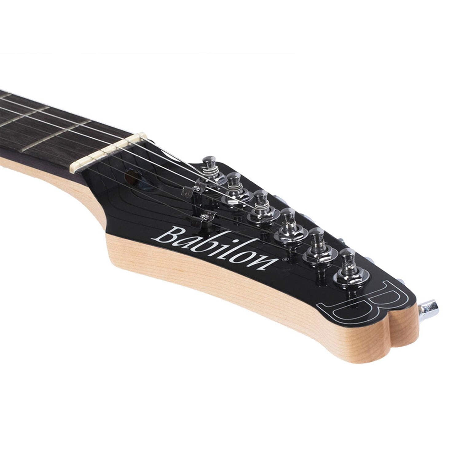 Babilon Hurricane Electric Guitar, Black, 58 lb
