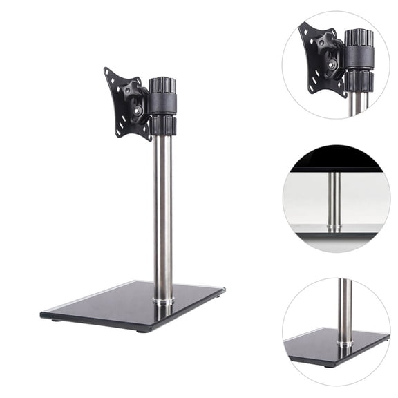 NIAIZEK Adjustable Iron Monitor Stand Riser for Computer Desk, Ergonomic Screen Holder, Back to School Essential, 1 Set