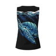 thumbnail image 5 of Sigee Ocean Turtle for Women's Workout Tank Top,Running Tank Tops,Sleeveless Gym Clothes, 5 of 8