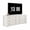 White, variant on edx 59in Wood Dresser 6 Drawer, Black Storage Cabinet, Vintage Dresser, Chest of Drawers for Bedroom and Living Room, Black