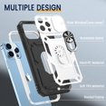 thumbnail image 4 of Estuche para iPhone 13 Pro Max con soporte y cubierta deslizante para cámara Levamdar CZDZ-HY222-5, 4 of 5