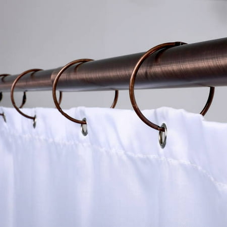 Slipx Solutions Simple Slide Shower Curtain Rings 12 Count