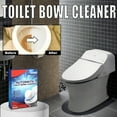 HALJEN Hard Water Toilet Stain Remover Toilet Bowl Cleaner Toilet Cleaning Effervescent Tablets