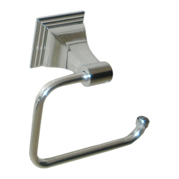 Arista Leonard Collection Single Post Wall Mounted Toilet Paper Holder in Chrome