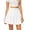 White, variant on Women's High Waist Short Skirt, Solid Color Elastic Waist A-Line Mini Skirt, Casual Daily Skirt for Spring, Summer, Autumn and Everyday Outfits JN L