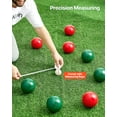 thumbnail image 5 of Deluxe Bocce Ball Game Set with 8 Balls(107mm), Pallino, Measuring Rope & Storage Bag - Perfect for Outdoor Family Activities, 5 of 10