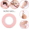 thumbnail image 5 of SIISLL Long False Eyelashes, 6 Rolls Adhesive Fabric Eyelash Extension Tape w/ Breathable Micropore Fabric, Pink, 5 of 7