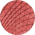thumbnail image 1 of Ahgly Tapis d'Intérieur Lavable en Machine Carré Rouge, 3 Pieds Carré, 1 of 7