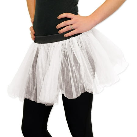 Club Pack of 12 Fluffy White Ballerina Tutu Skirt 12”