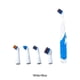 thumbnail image 5 of Monstrate Depurador de alfileres sónicos para el hogar, limpieza profunda sin esfuerzo, con 4 cabezales limpios, prácticos 4 cabezales de Suministros de limpieza para el hogar Blanco+Azul, 5 of 6