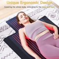 thumbnail image 4 of Alfombrilla de terapia con luz roja YWCN 2025 para todo el cuerpo, 73 x 33 pulgadas, 4 of 7