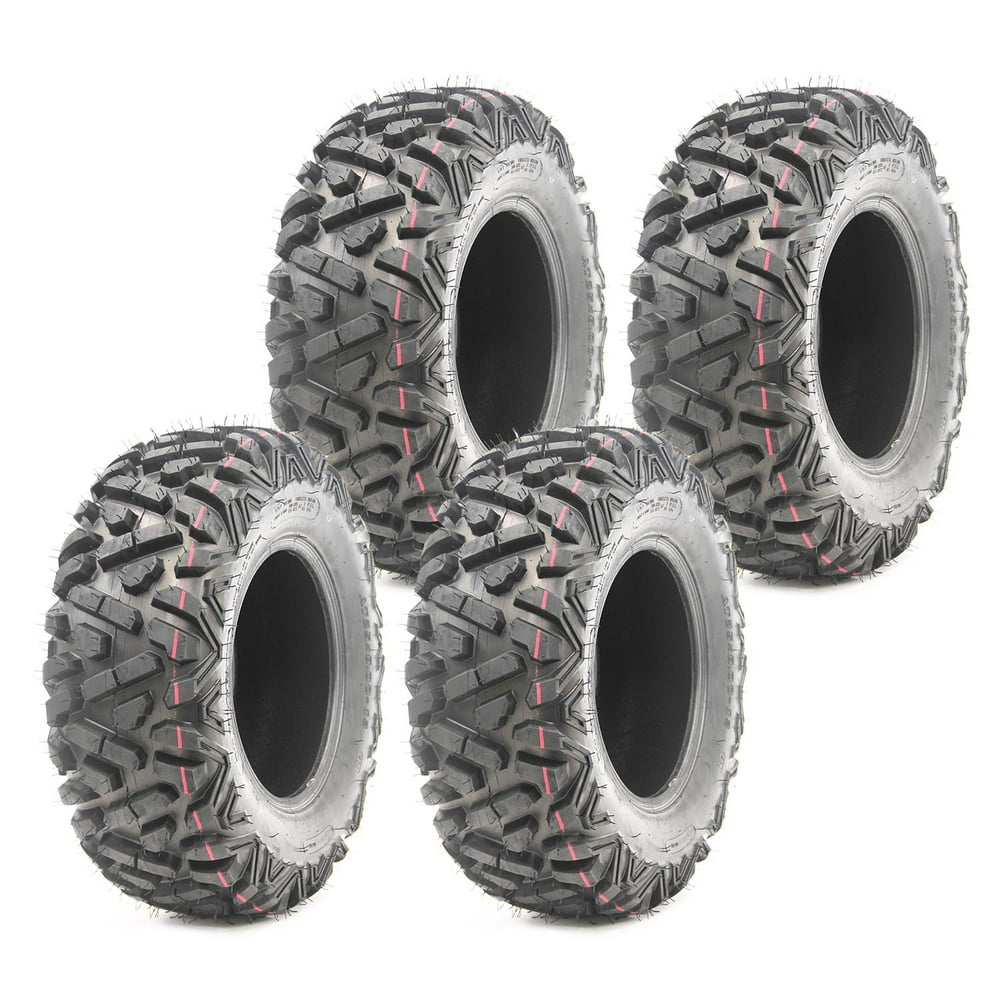 Set of 4 WANDA ATV UTV tires 25x812 25X8X12 Front & Rear 6PR P350 sim Bighorn
