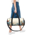 thumbnail image 6 of Bingfone Floral Mountain Landscape Print Gym Duffle Backpack for Men Women,Travel Weekender Carry-On Bags with Detachable Back Pack Straps for Traveling Overnight Climb Sports, 6 of 7