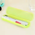thumbnail image 6 of Eoozwa Plastic Toothpaste Toothbrush Holder Box Case Container Organizer Portable for Traveling Cosmetic Storage Box Toilet Storage Box 8.2x2.1x1.3 In, 6 of 6