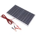 thumbnail image 1 of Solar Panel, Lightweight Portable Waterproof Widely  Aluminum Alloy Frame Small Solar Panel Module 15W 18V with Clip for Aircraft Satellites, 1 of 8