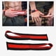 thumbnail image 5 of Correas para levantamiento de pesas, muñequeras antideslizantes para levantamiento de pesas, soporte para muñecas, asa envolvente para ejercicios de d Rojo y negro, 5 of 7
