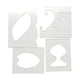 thumbnail image 1 of Plantilla de acolchado de 4 piezas, regla de acolchado transparente multifuncional duradera para máquina de coser de acolchado de bricolaje diseños de Sunnimix Plantilla de acolchado, 1 of 8