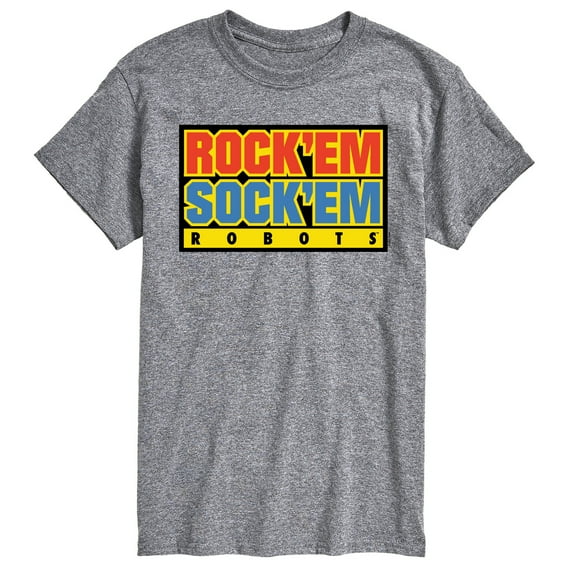 Rock 'Em Sock 'Em Robots - Rock Sock Em Logo - Men's Short Sleeve Graphic T-Shirt