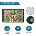 thumbnail image 6 of St Patricks Day Placemats Set of 12, Watercolor Dogs Green Shamrock Wood Grain Placemats for Dining Table, Place Mats for Kitchen Tabletop, Waterproof Wipeable Dining Table Mats Set, 6 of 9