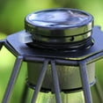 thumbnail image 2 of Northlight 5.75" Black Diamond-Shaped Solar Powered LED Outdoor Patio Lantern, 2 of 3