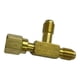 thumbnail image 4 of Adaptador de válvula en T de pulgada, conexiones en T de acceso rápido, rosca hembra resistente de pulgada para R134, 4 of 9