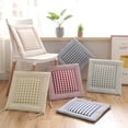 thumbnail image 2 of Nvzi Cojín de asiento marrón - 4 piezas de 15,7 × 15,7 × 1,18 pulgadas, cojín de asiento cómodo para silla de cocina, adecuado para la decoración del hogar, la cocina y el comedor., 2 of 5