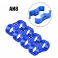 thumbnail image 6 of kanaroous 4Pcs Hose Separator Clamp 4AN 8AN Adapter 12AN 6AN Clamp Separator for Fuel Hose Oil 10AN Line，4Pcs/lot For Oil for Fuel Line。 blue AN8, 6 of 6