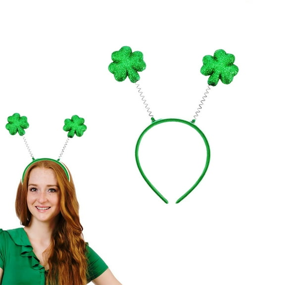 St. Patrick's Day Headband Hair Accessory Green Party Decor Unisex Festival Celebration clothes Prop(A-7pc)