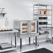 38 in. Full Size Single Deck Commercial Natural Gas Convection Oven 54,000 BTU (KM-CCO54-NG)