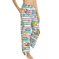thumbnail image 2 of Haiem Space Doodle Women's Pajama Pants Ultra Lightweight Pjs Bottoms Sleepwear Bottom Pants With Pocket Drawstring-Medium, 2 of 9