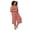 Red Ikat, variant on Women's Plus Size Annabelle Sleeveless Jumpsuit
