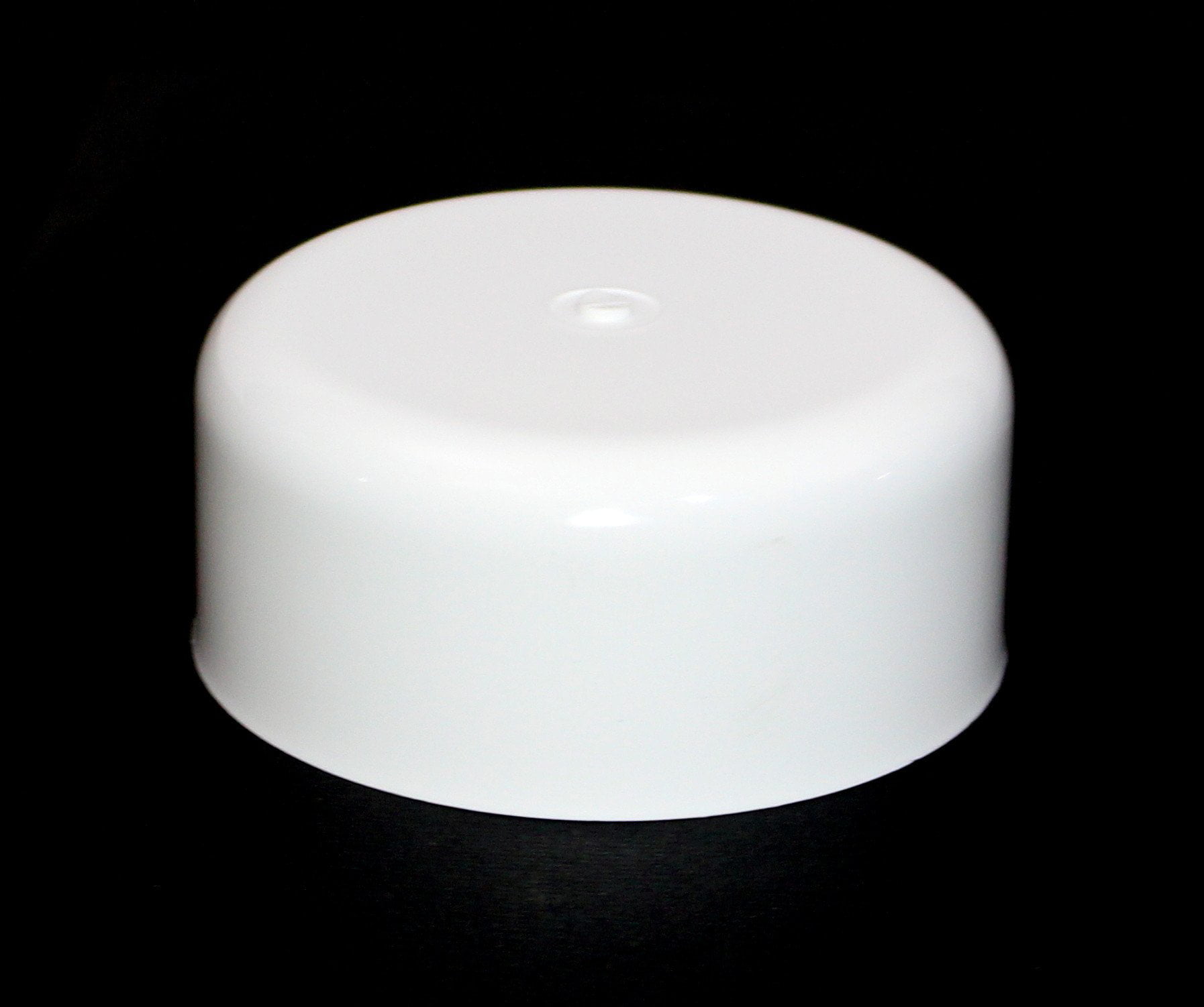 Linic 2 x White 4" 100mm Plastic ROUND Fence Post Caps Rot Proof UK Made GT0038 