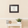 thumbnail image 2 of ArtToFrames 11x14 inch Diploma Frame - Framed in Traditional Cherry with Steps with Black and Gold Mats, Comes with Regular Glass and Sawtooth Hanger for Wall Hanging (D-4165-11x14), 2 of 4