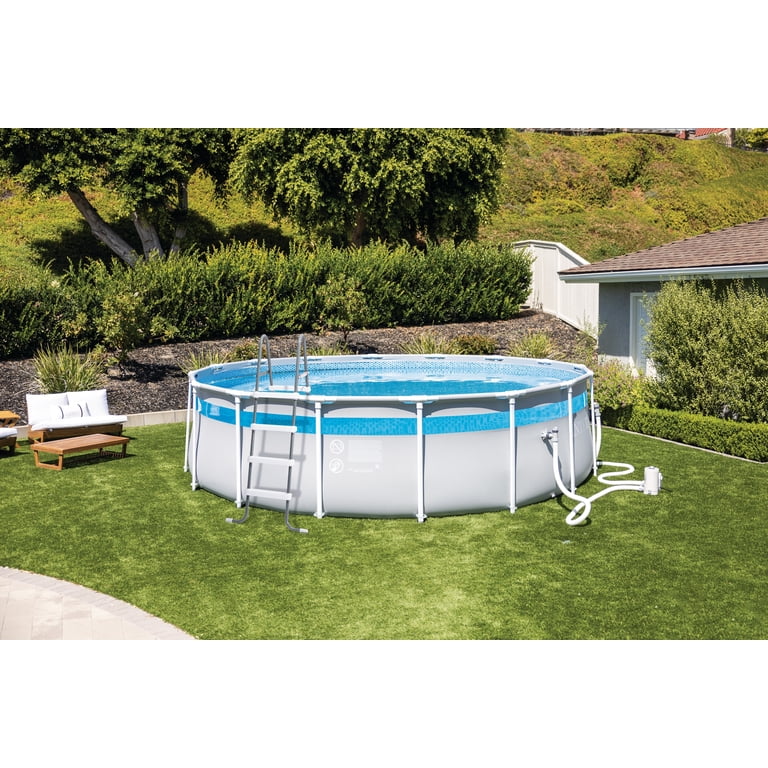 Intex Prism Frame 17ft x 48in ClearView Pool - Walmart.com
