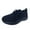 Dark Blue, variant on CAICJ98 Tennis Shoes Womens Women Sneakers Shoes with Arch Support Casual Slip On Comfort Flats Canvas Womens Walking Fall,Dark Blue