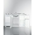 thumbnail image 3 of All-in-one combination kitchenette with refrigerator-freezer, sink, storage cabinet, and gas range, 3 of 5