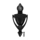 thumbnail image 1 of Uxcell 9/16" 1 Pcs Tirador de Puerta con Visor Construcción de Fundición Casa Negro, 1 of 7