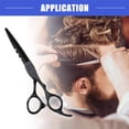 thumbnail image 2 of Vocoste Professional Hair Cutting Scissors Black Scissors 0.91"x0.67" Stainless Steel for Hair Cutting, 2 of 7