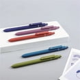 thumbnail image 4 of LNGOOR A Pack Of 5 Pieces Of Retro Morandi Retractable Gel Ink Ballpoint Pen Extra Fine Point Black Ink Smooth Writing Quick Dry Japan Mikuni Ink Refills, 4 of 6