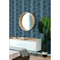thumbnail image 6 of Harry & Grace Blue Lake Washed Chevron Peel and Stick Wallpaper - 20.5 ft. W x 18 ft. L Roll, 6 of 8