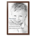 thumbnail image 2 of ArtToFrames 19x29 inch Walnut Picture Frame, Brown Wood Poster Frame (4096), 2 of 8