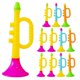 thumbnail image 1 of 12pcs Plastic Trumpet Noise Maker Stadium Horn Soccer Horn Noisemaker Toy for Sporting Events, 1 of 3